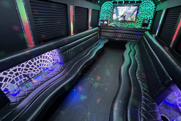 Omaha Limo Bus Interior