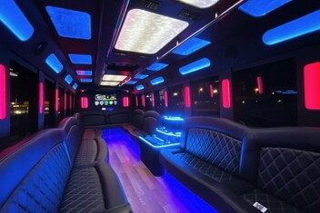 Omaha Limousine Bus Interior