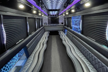 Omaha Party Bus Interior