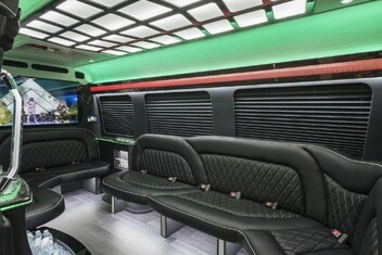 Omaha Sprinter Party Bus Interior