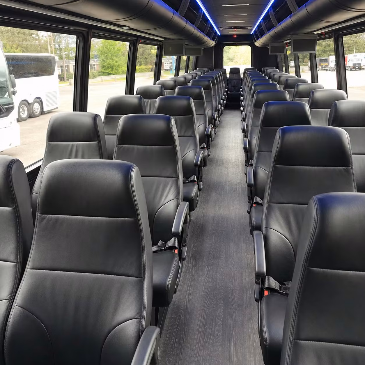 35 passenger minibus interior