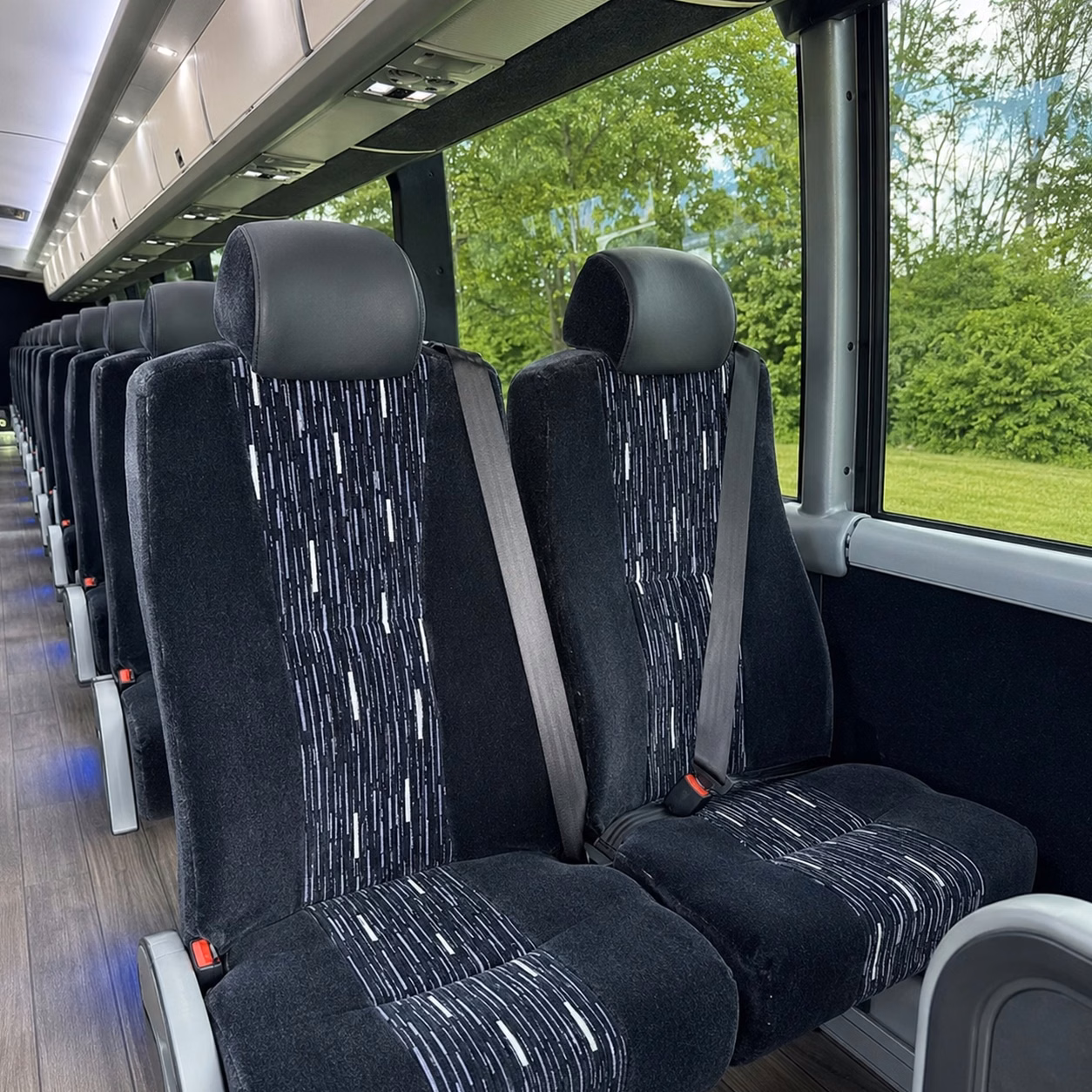 omaha charter bus interior gallery