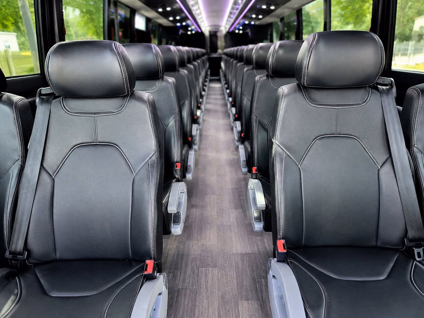 omaha charter bus rental inside