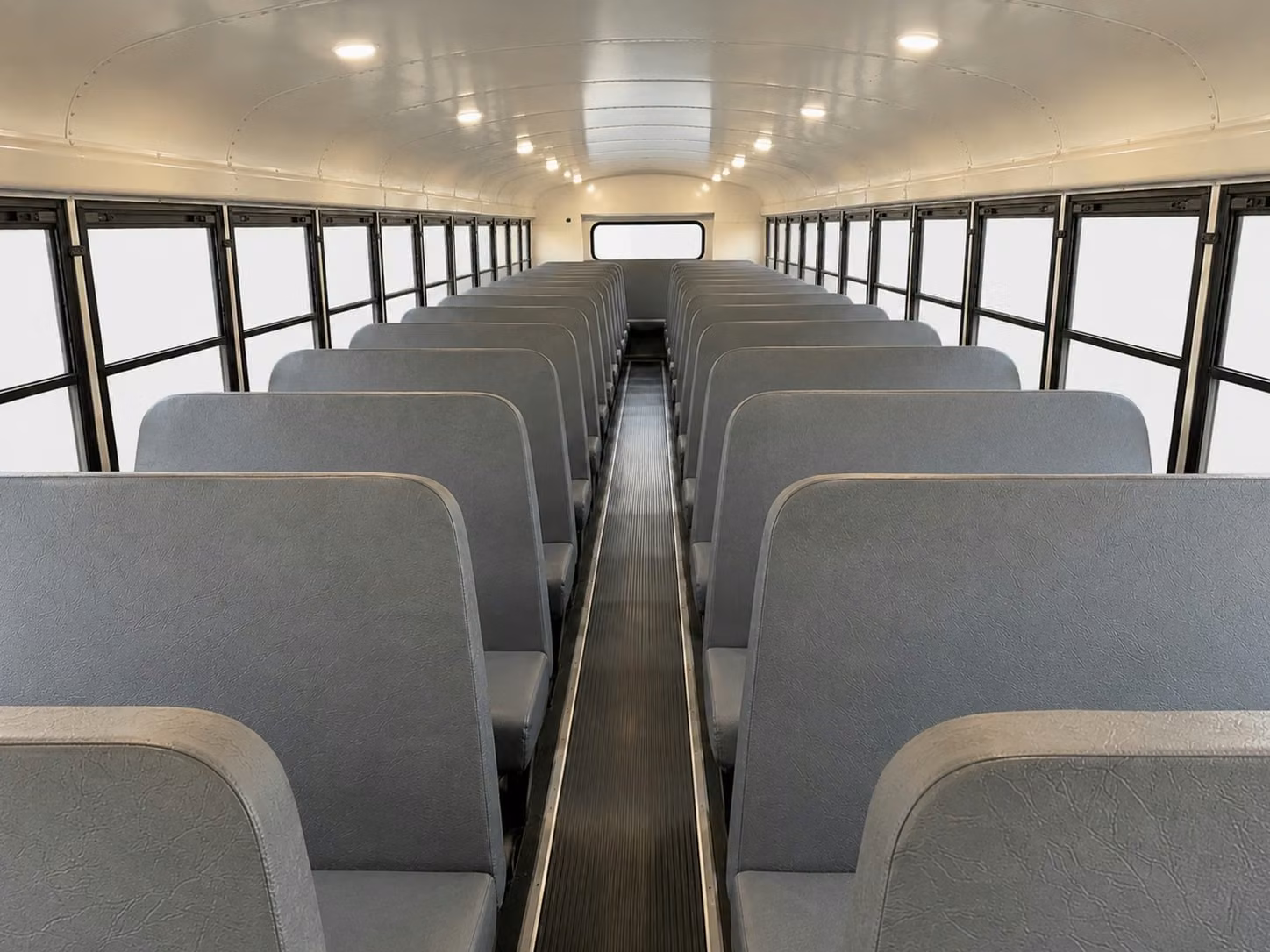 school bus interior