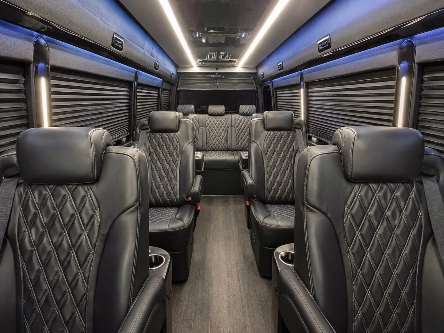 sprinter van with driver interior
